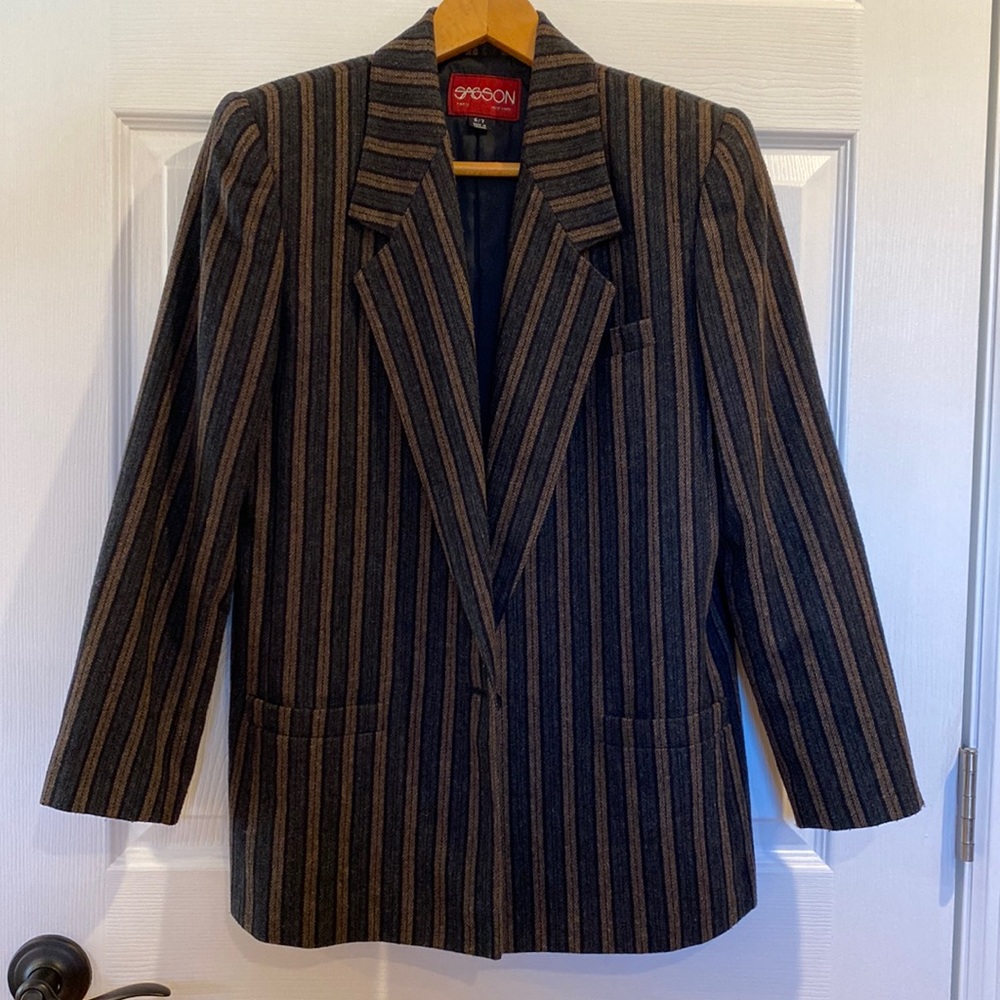 Vintage 80s Vidal Sassoon Blazer jacket